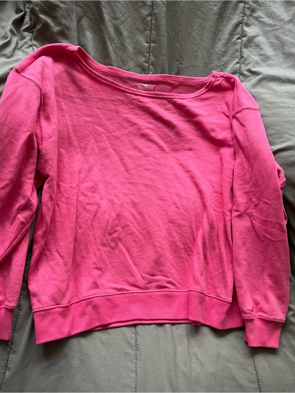 Hollister Vibrant Pink Crewneck Pullover